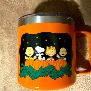 Snoopy Peanuts Halloween Insulated Mug with lid